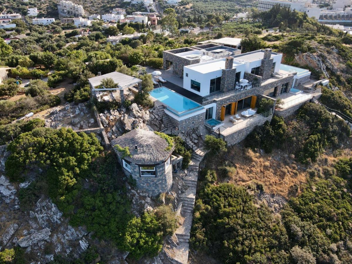 Villa Aiolos: Above The Sea, Within Agios Nikolaos Exterior foto