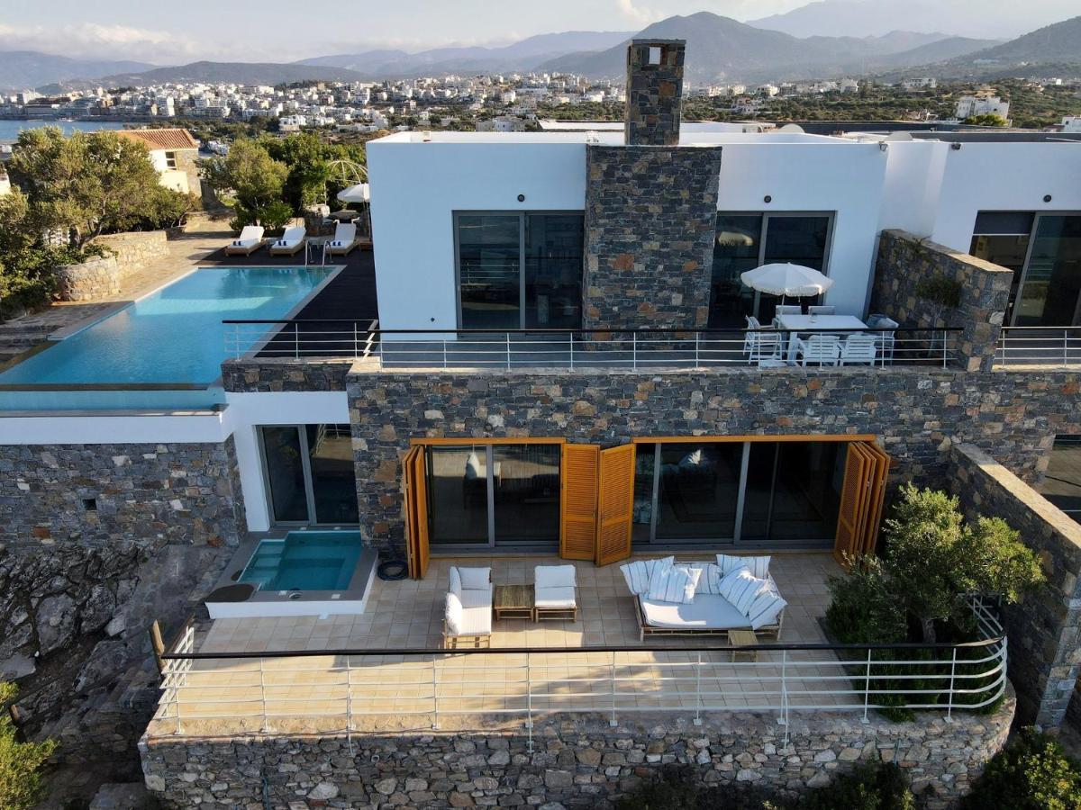 Villa Aiolos: Above The Sea, Within Agios Nikolaos Exterior foto